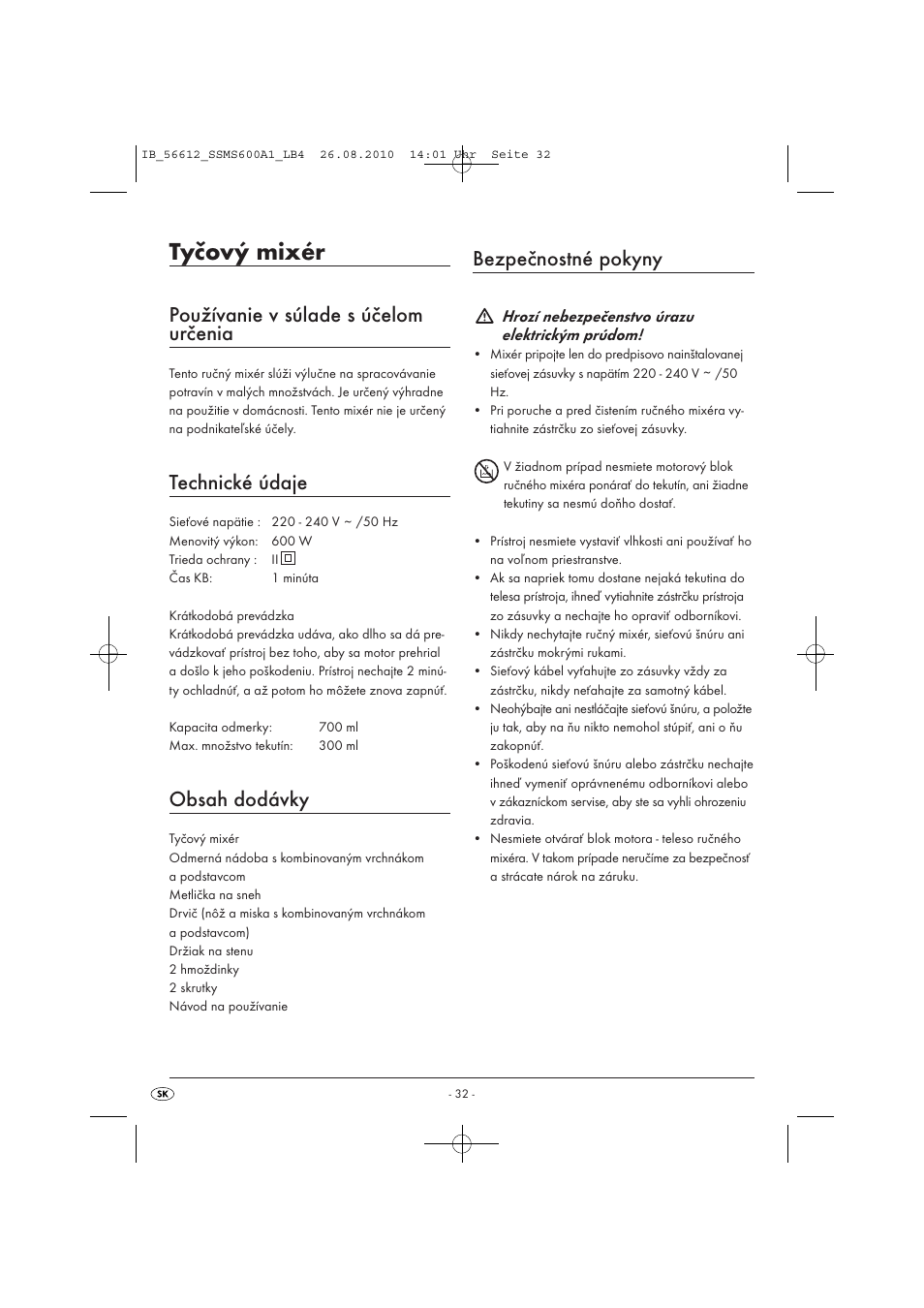 Silvercrest SSMS 600 A1 User Manual | Page 34 / 37