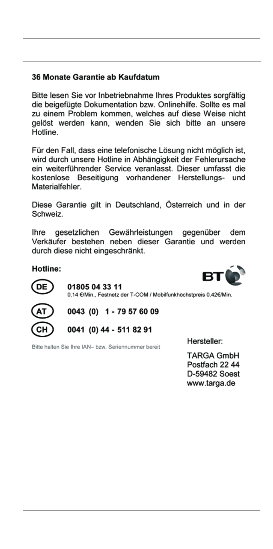Garantiehinweise | Silvercrest SLB 1.2 A1 User Manual | Page 42 / 44