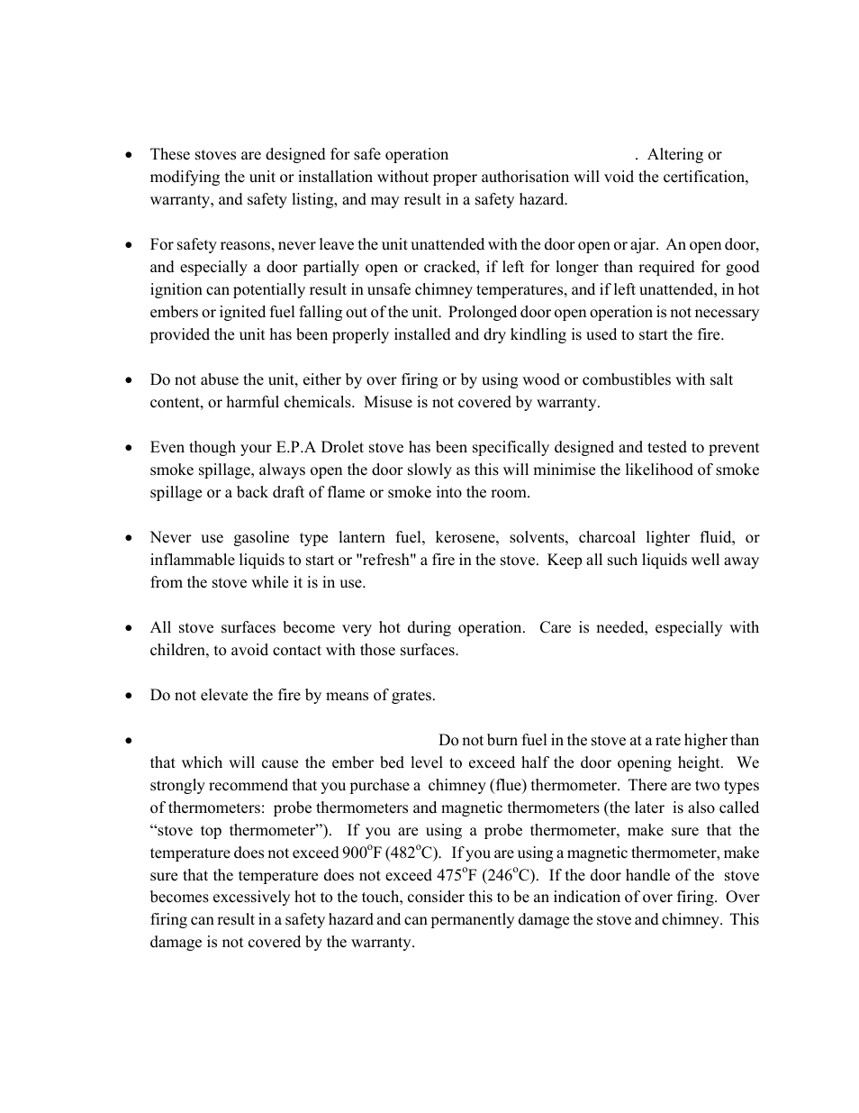 1 safety information | Drolet ESCAPE 1800 DB03115 User Manual | Page 36 / 48