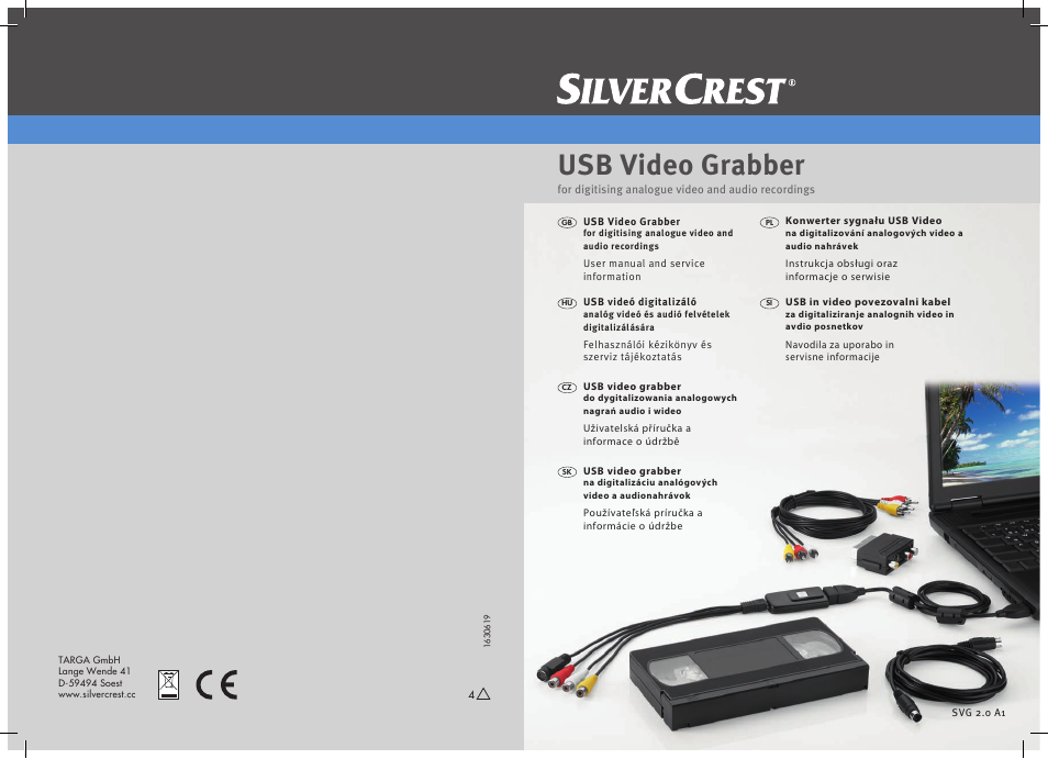 Silvercrest SVG 2.0 A1 User Manual | 78 pages