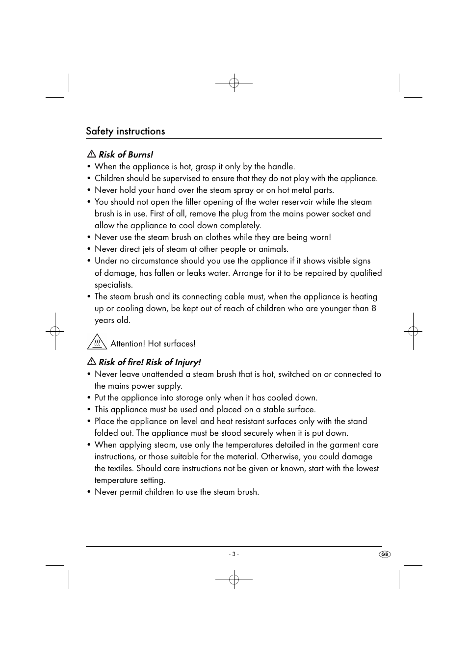 Safety instructions | Silvercrest SDRB 1000 B1 User Manual | Page 6 / 64