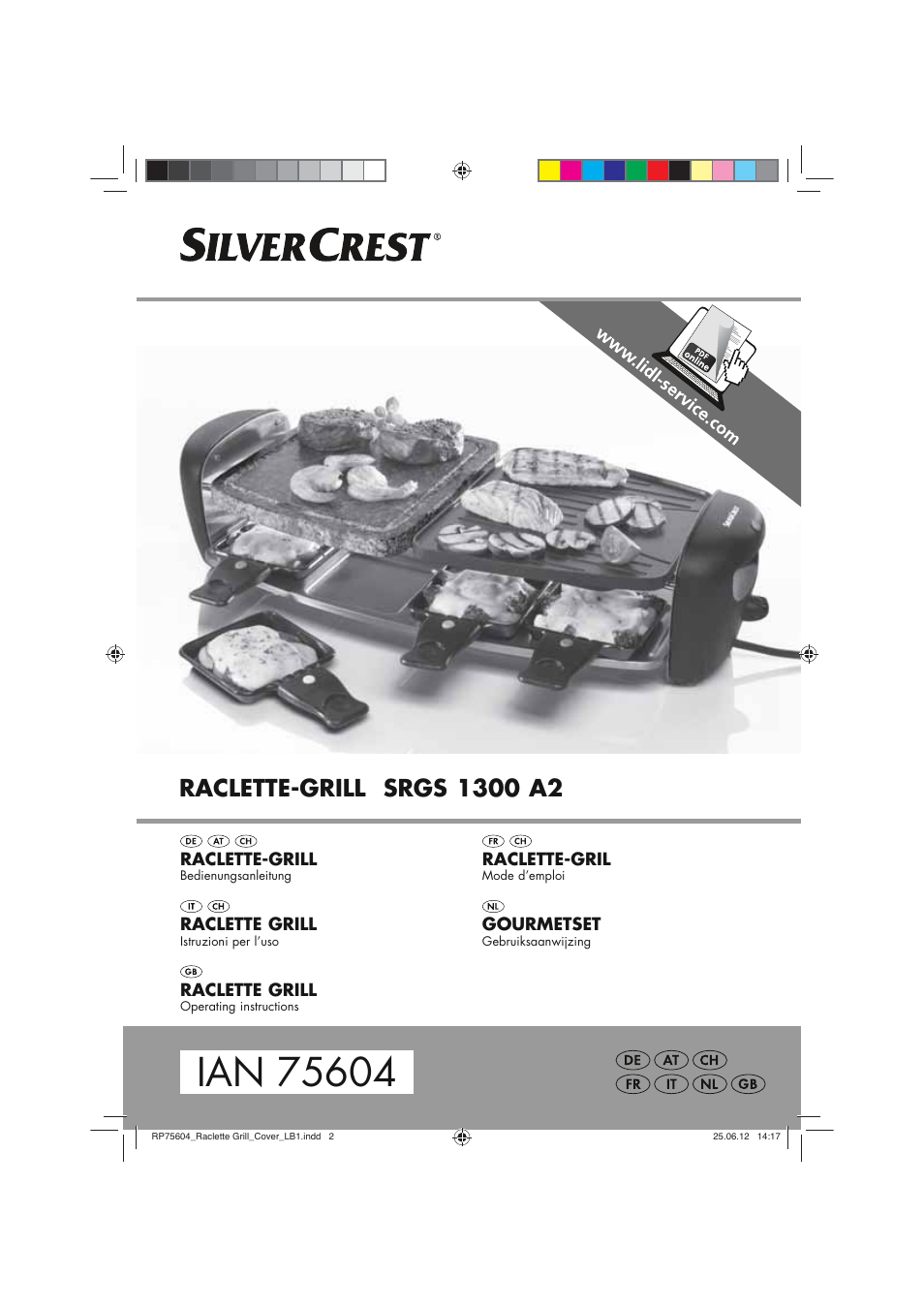 Silvercrest SRGS 1300 A2 User Manual | 70 pages