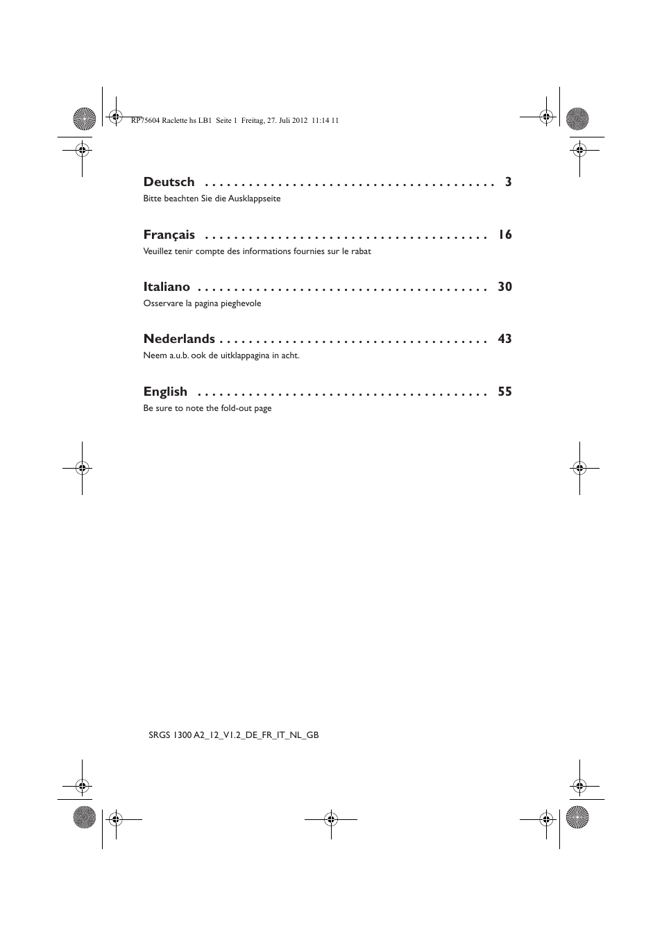 Silvercrest SRGS 1300 A2 User Manual | Page 2 / 70