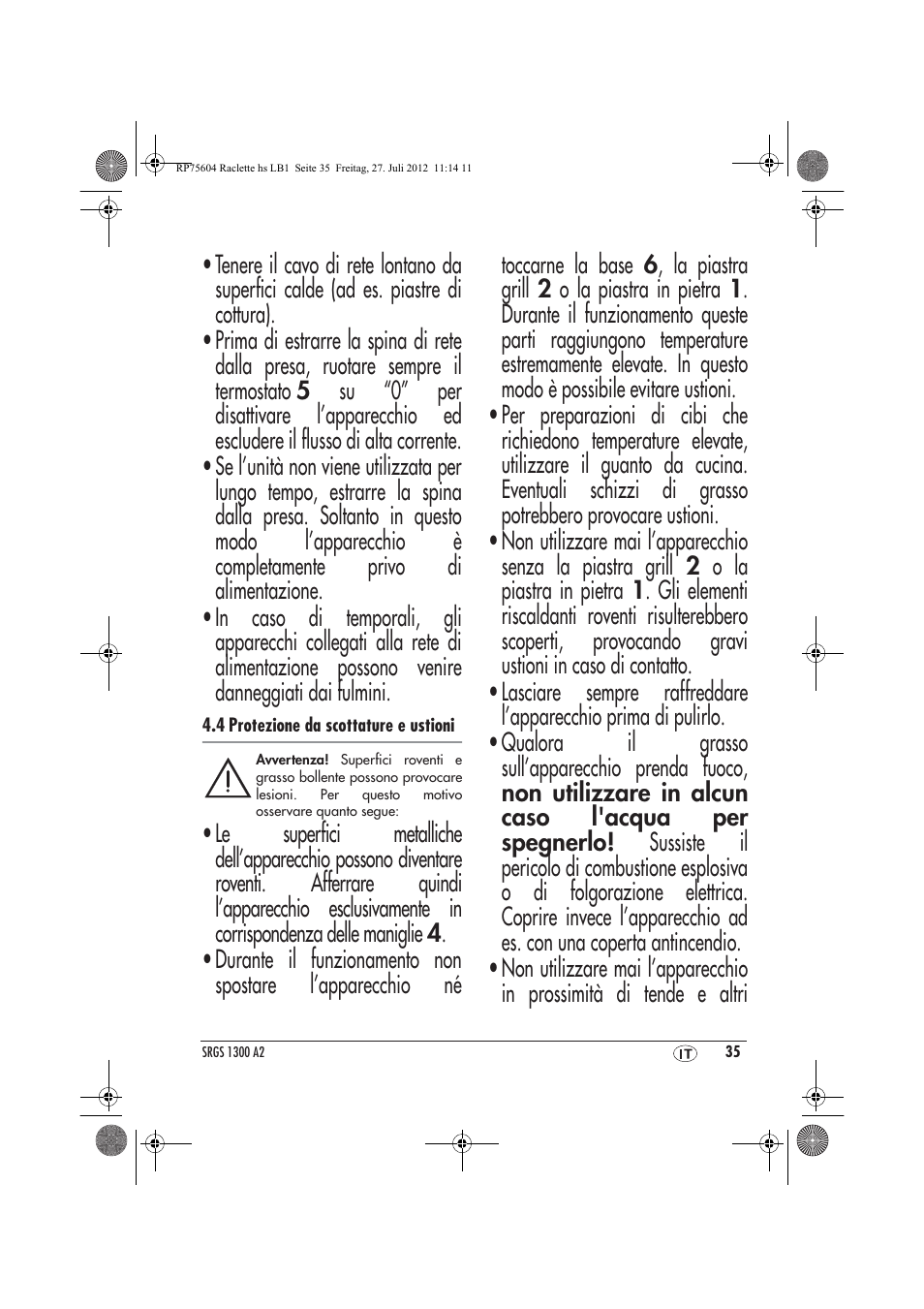 Silvercrest SRGS 1300 A2 User Manual | Page 37 / 70