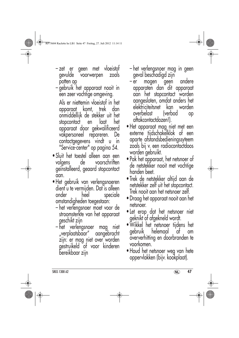 Silvercrest SRGS 1300 A2 User Manual | Page 49 / 70