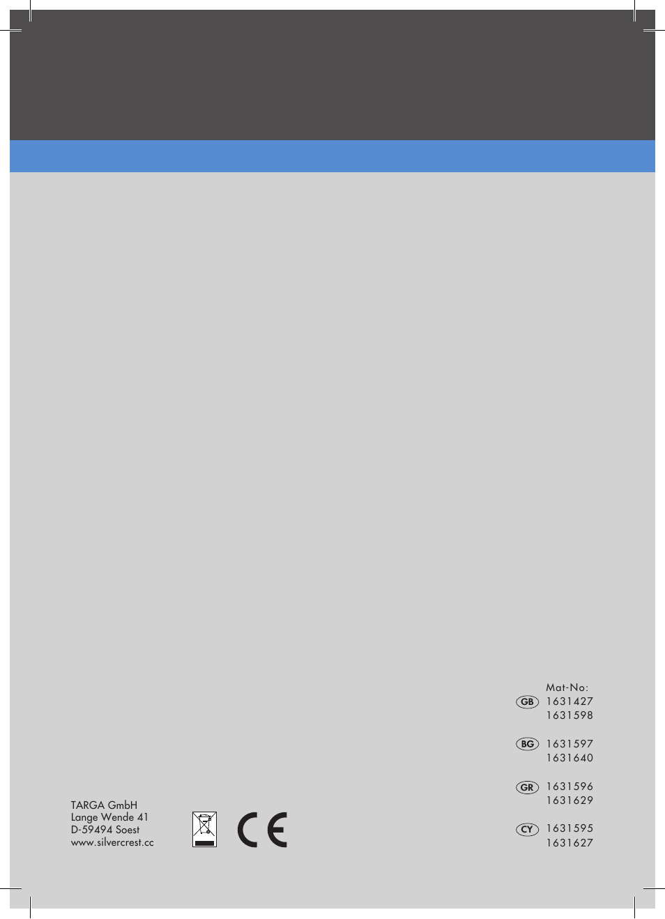 Silvercrest STMS 2017 A1 User Manual | Page 72 / 72