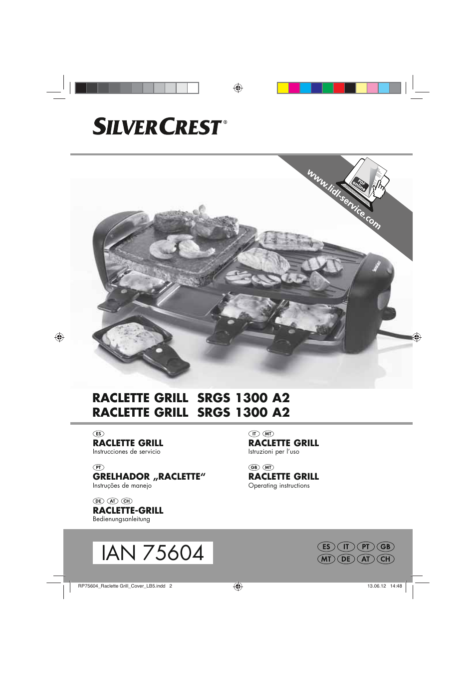 Silvercrest SRGS 1300 A2 User Manual | 70 pages