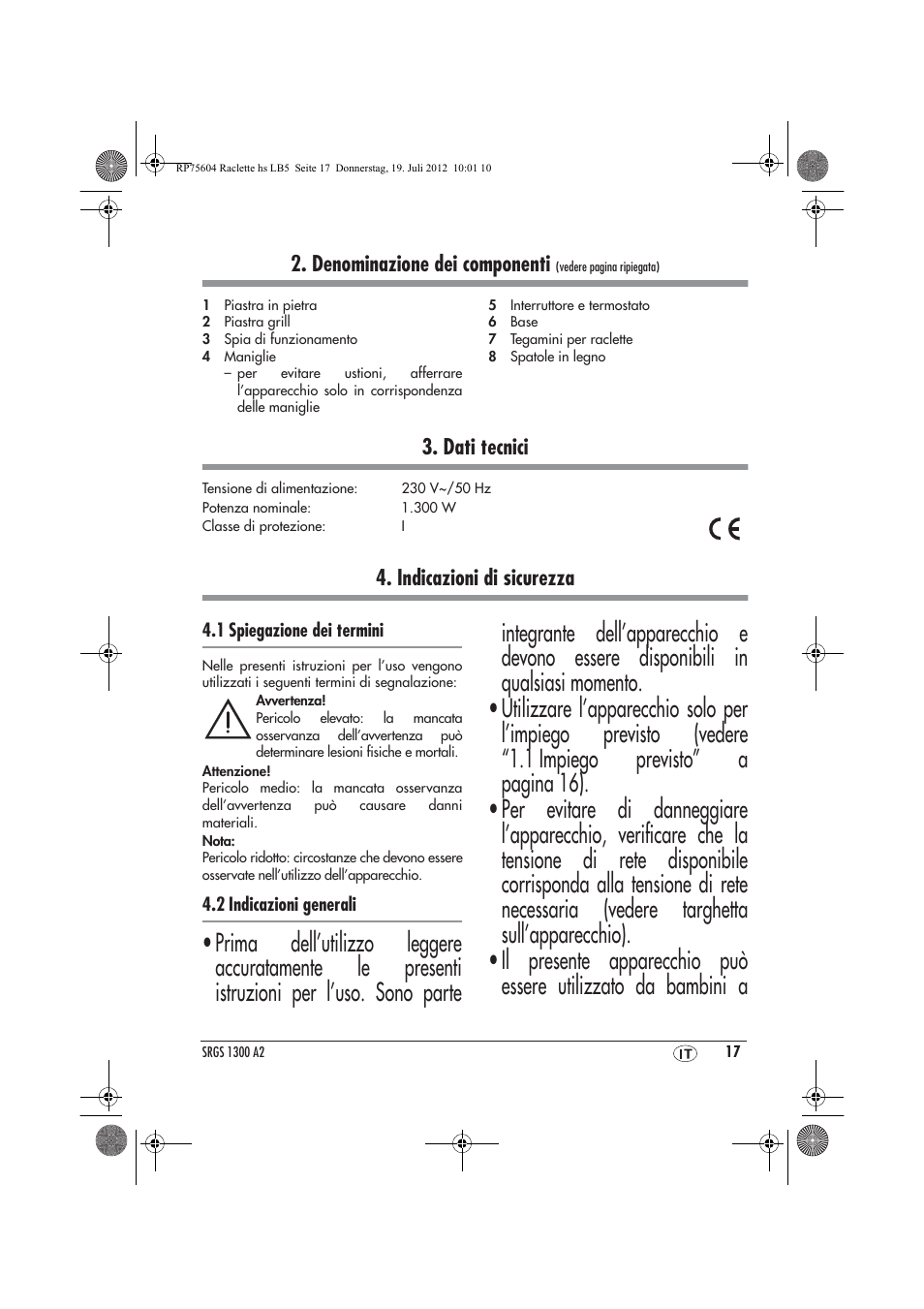 Silvercrest SRGS 1300 A2 User Manual | Page 19 / 70