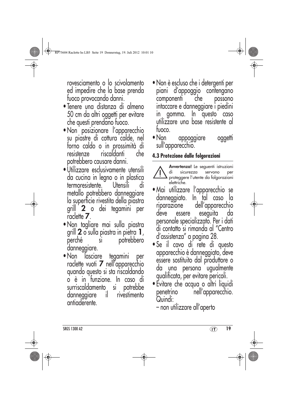 Silvercrest SRGS 1300 A2 User Manual | Page 21 / 70