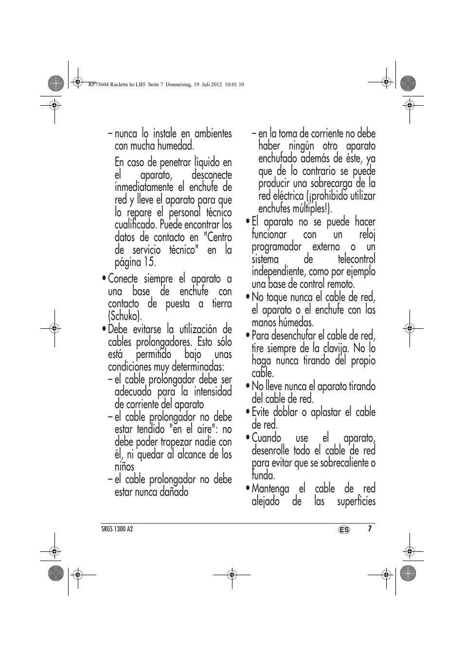 Silvercrest SRGS 1300 A2 User Manual | Page 9 / 70