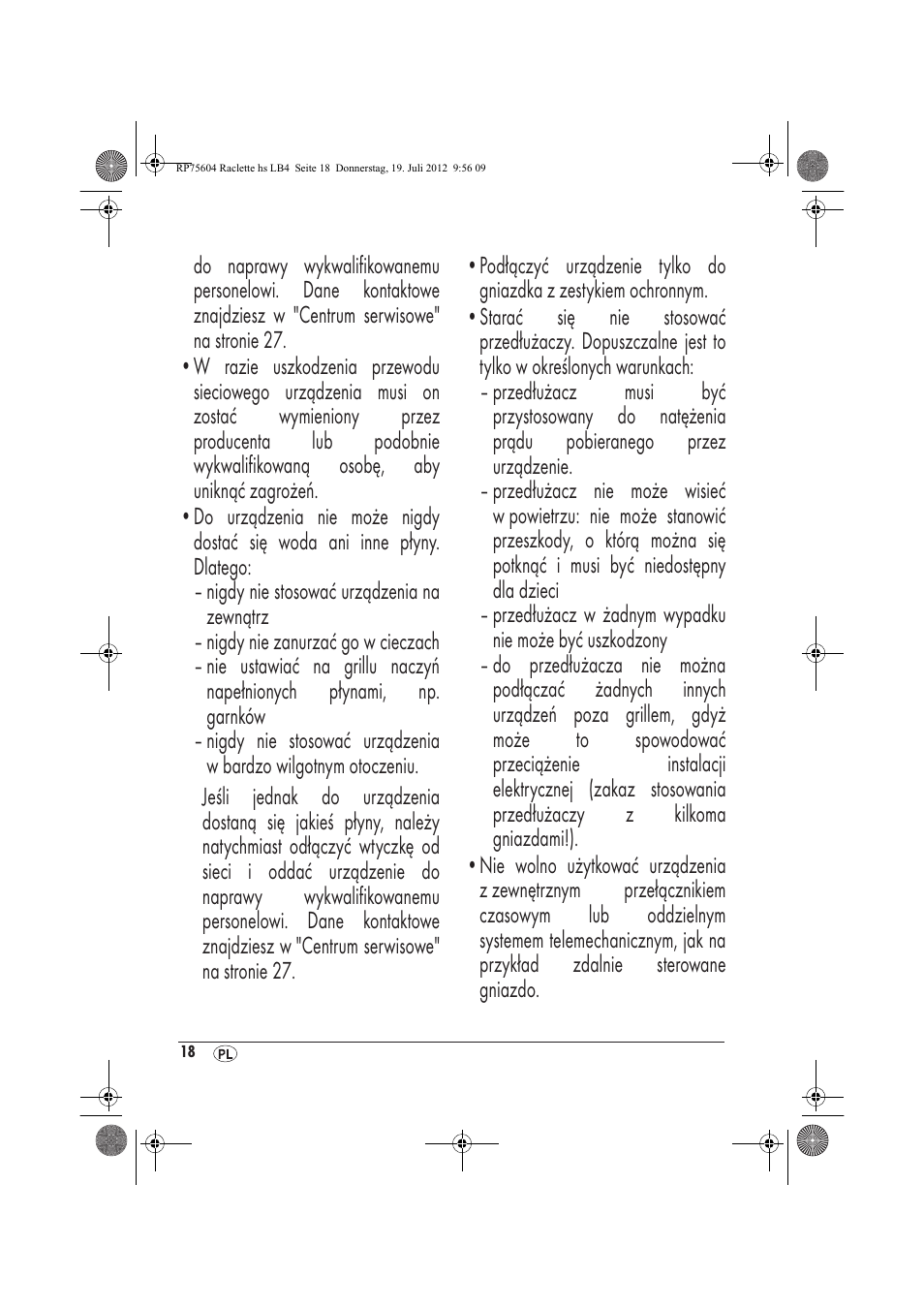Silvercrest SRGS 1300 A2 User Manual | Page 20 / 94