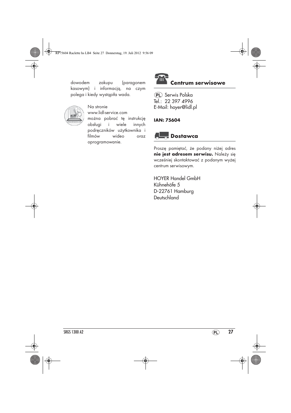 Silvercrest SRGS 1300 A2 User Manual | Page 29 / 94
