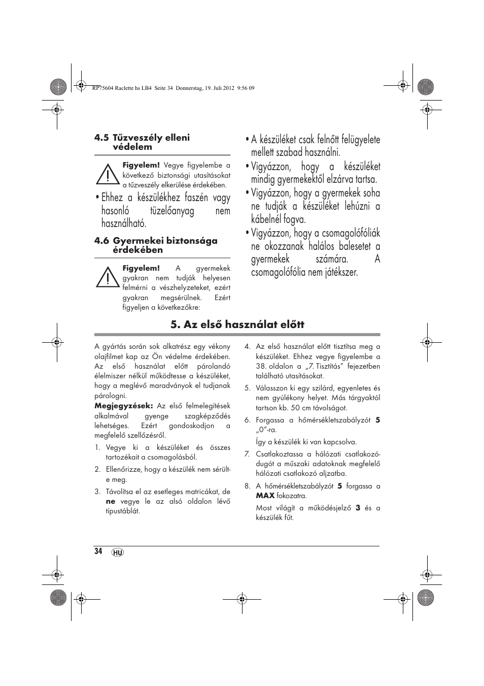 Silvercrest SRGS 1300 A2 User Manual | Page 36 / 94