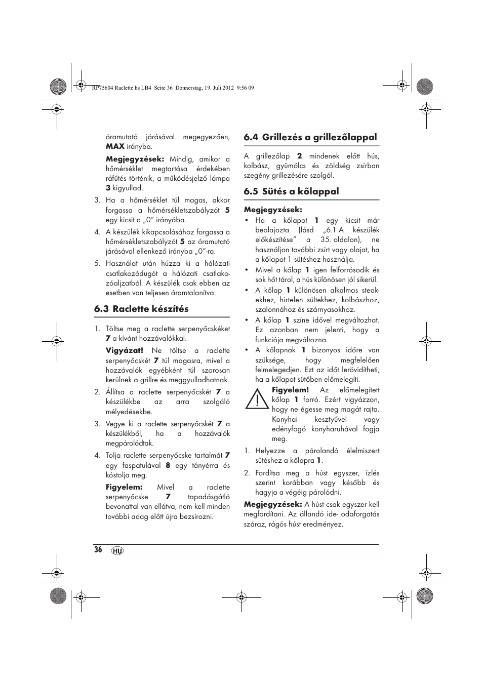 Silvercrest SRGS 1300 A2 User Manual | Page 38 / 94
