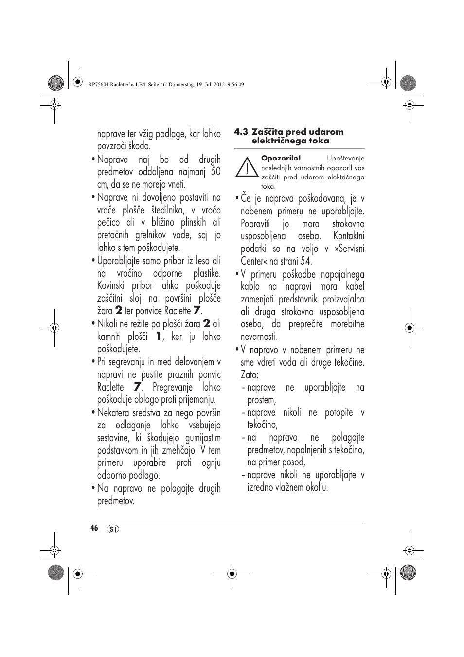 Silvercrest SRGS 1300 A2 User Manual | Page 48 / 94