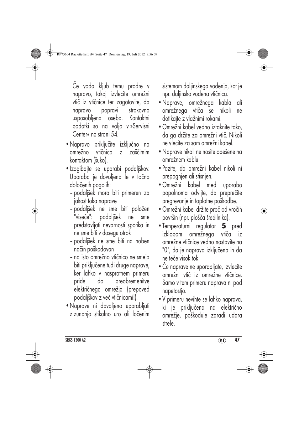 Silvercrest SRGS 1300 A2 User Manual | Page 49 / 94
