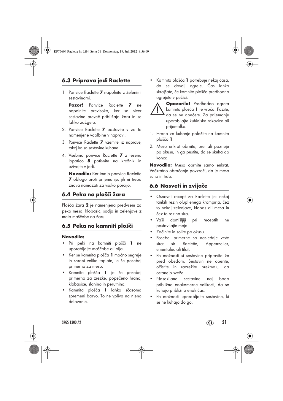 Silvercrest SRGS 1300 A2 User Manual | Page 53 / 94