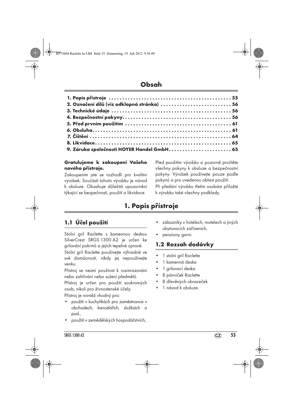 Silvercrest SRGS 1300 A2 User Manual | Page 57 / 94