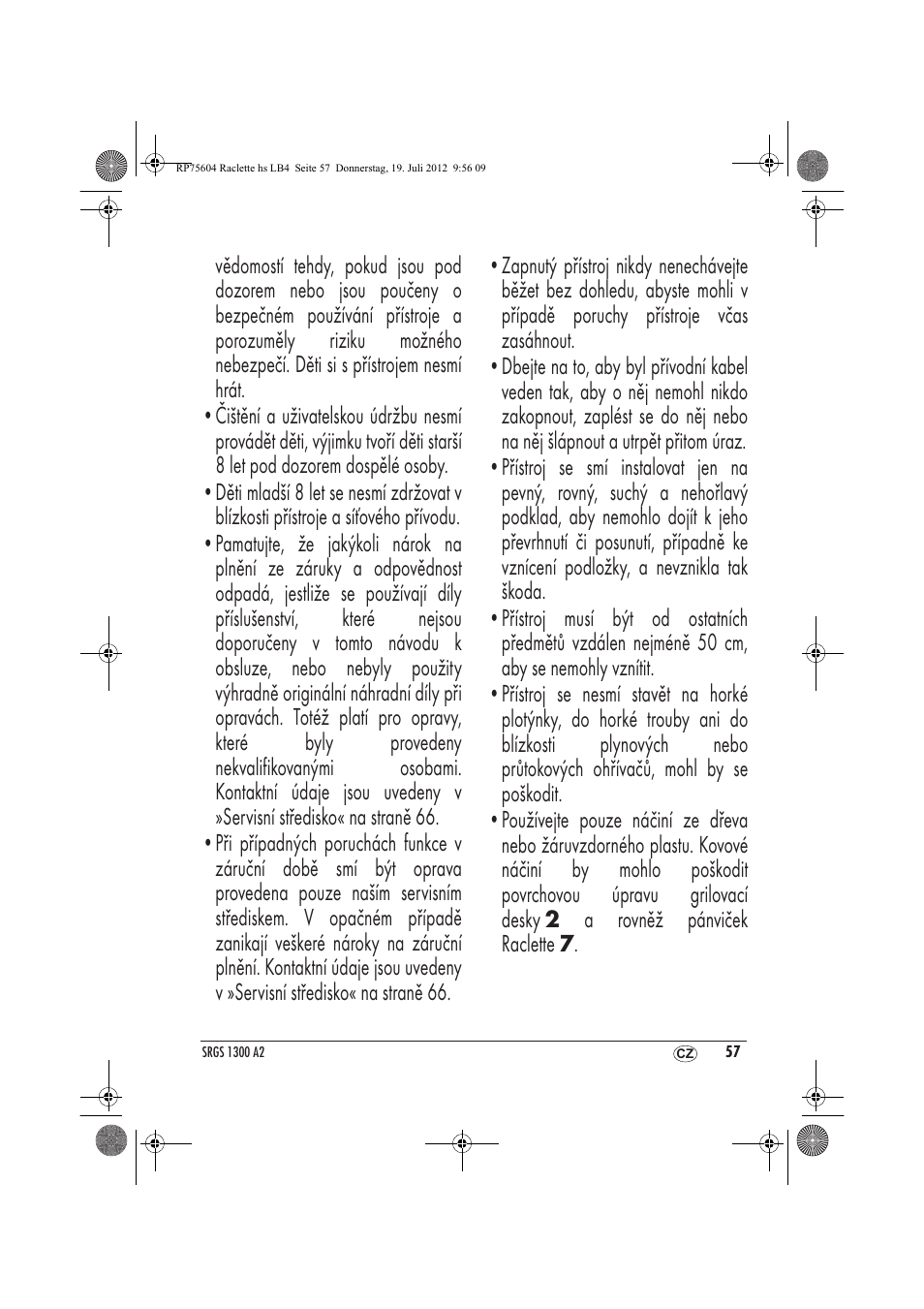 Silvercrest SRGS 1300 A2 User Manual | Page 59 / 94