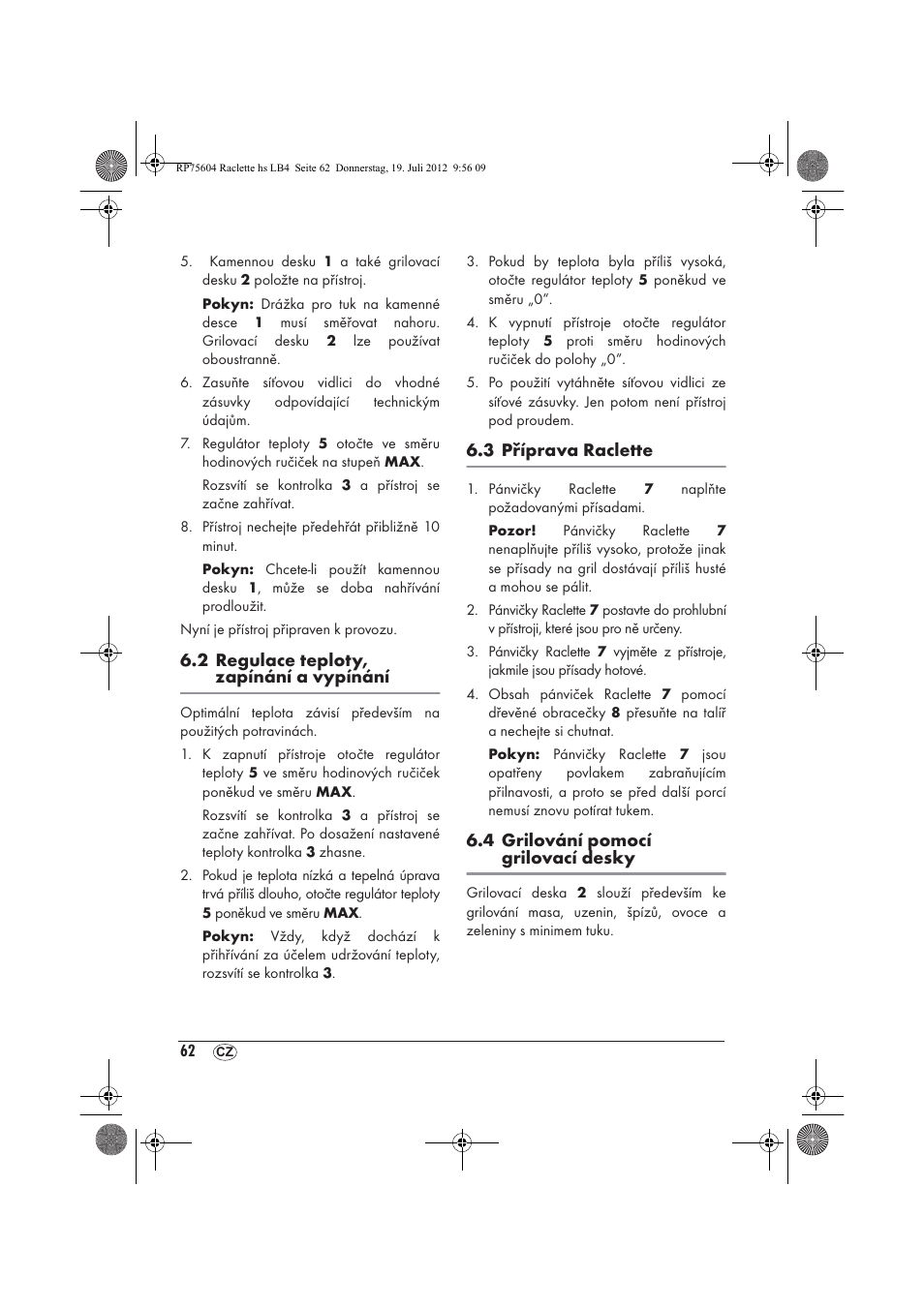 Silvercrest SRGS 1300 A2 User Manual | Page 64 / 94