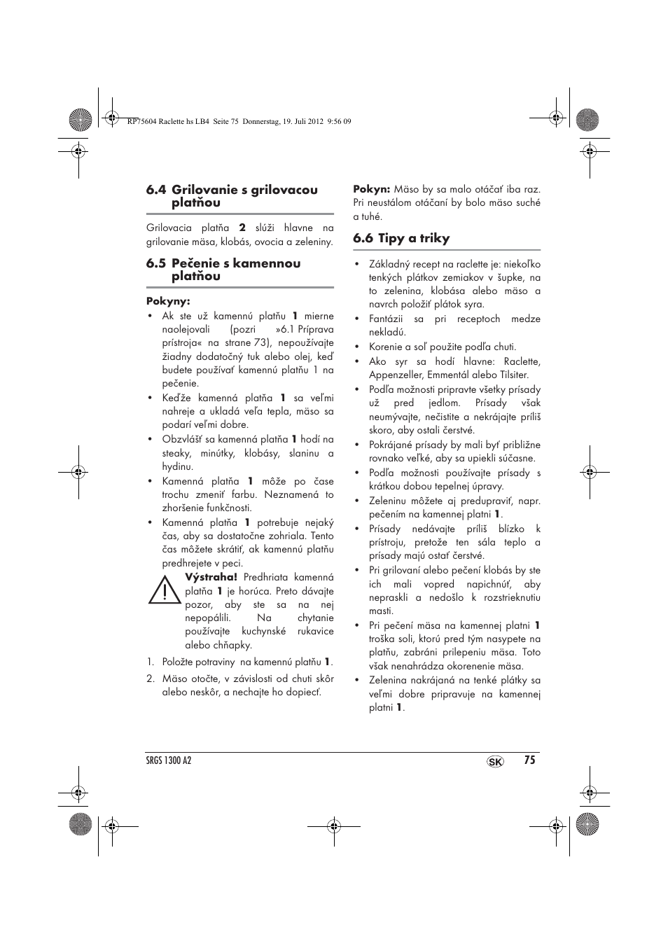 Silvercrest SRGS 1300 A2 User Manual | Page 77 / 94