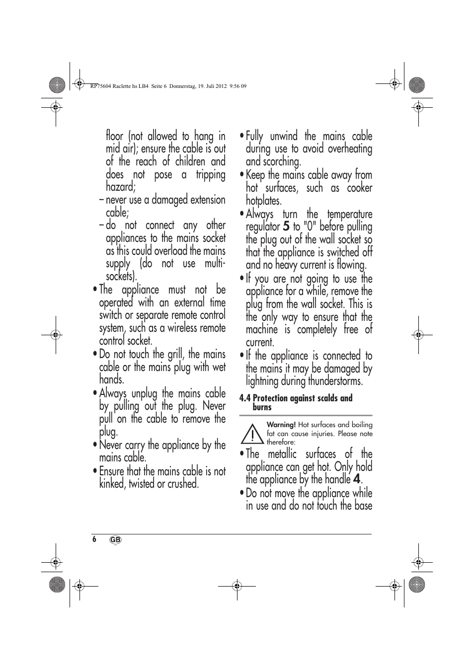 Silvercrest SRGS 1300 A2 User Manual | Page 8 / 94