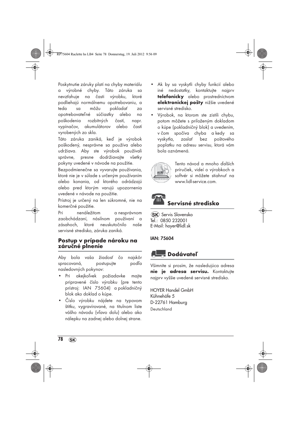 Silvercrest SRGS 1300 A2 User Manual | Page 80 / 94
