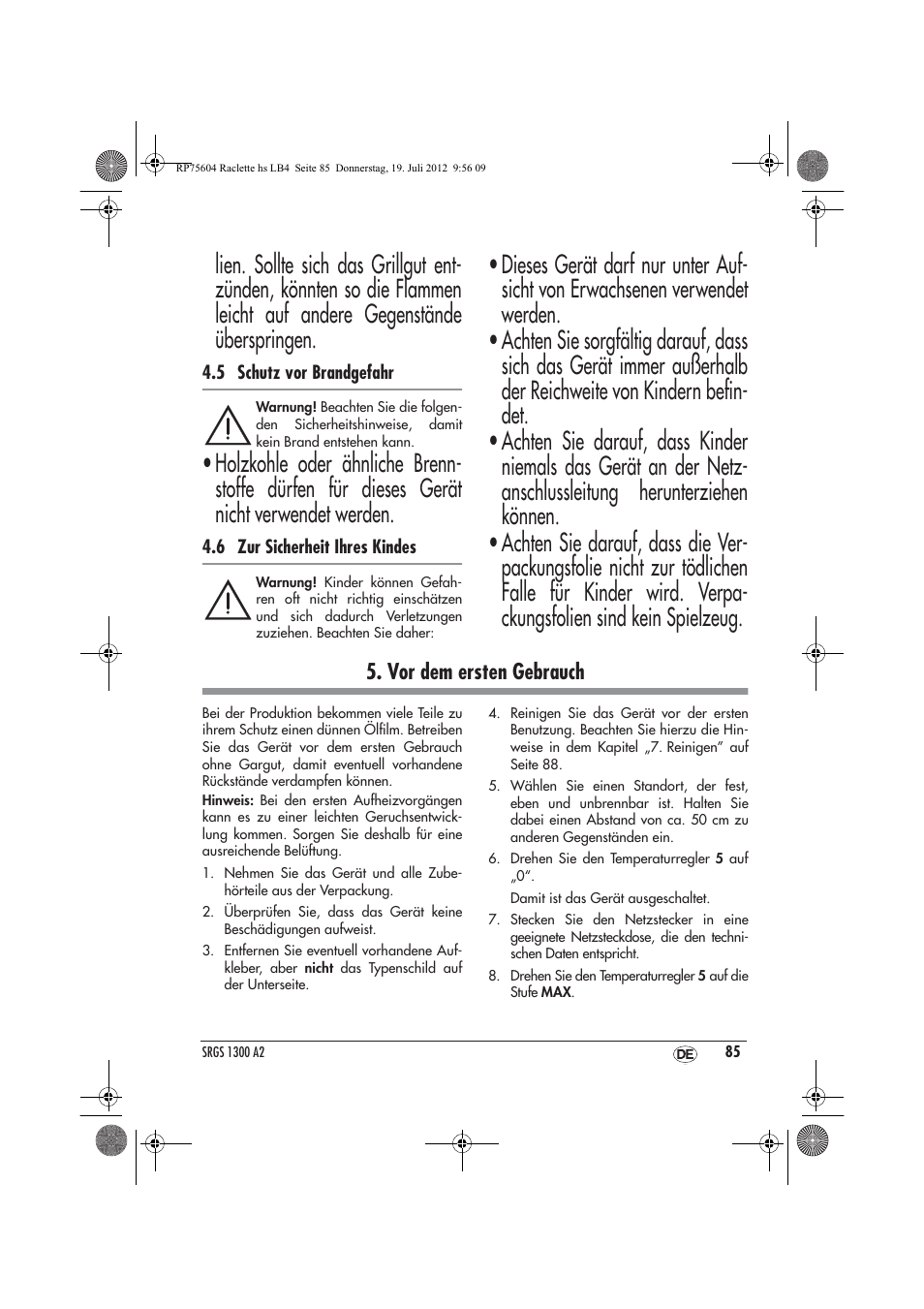 Silvercrest SRGS 1300 A2 User Manual | Page 87 / 94