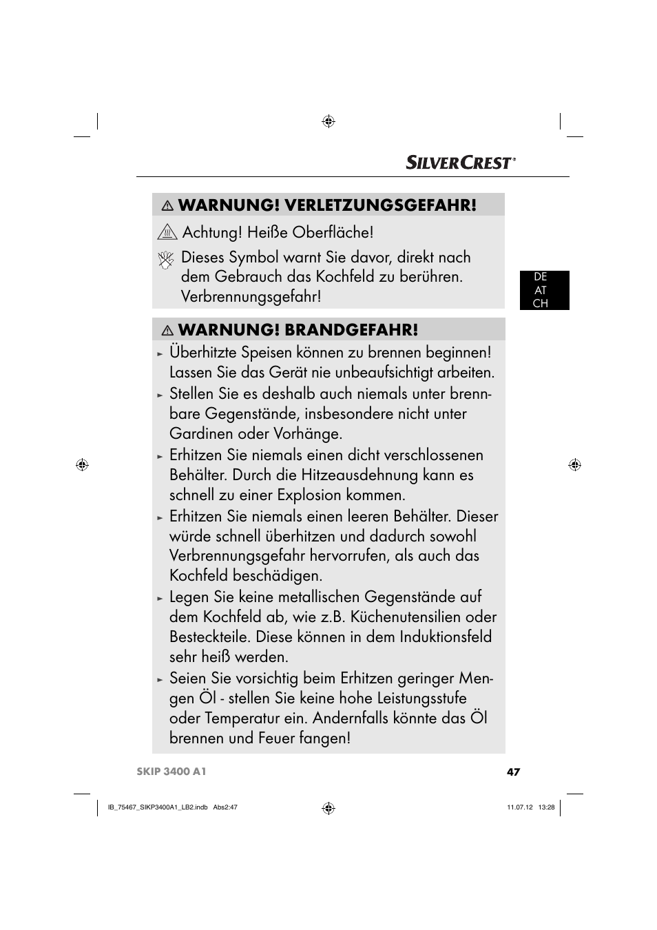 Silvercrest SIKP 3400 A1 User Manual | Page 49 / 81