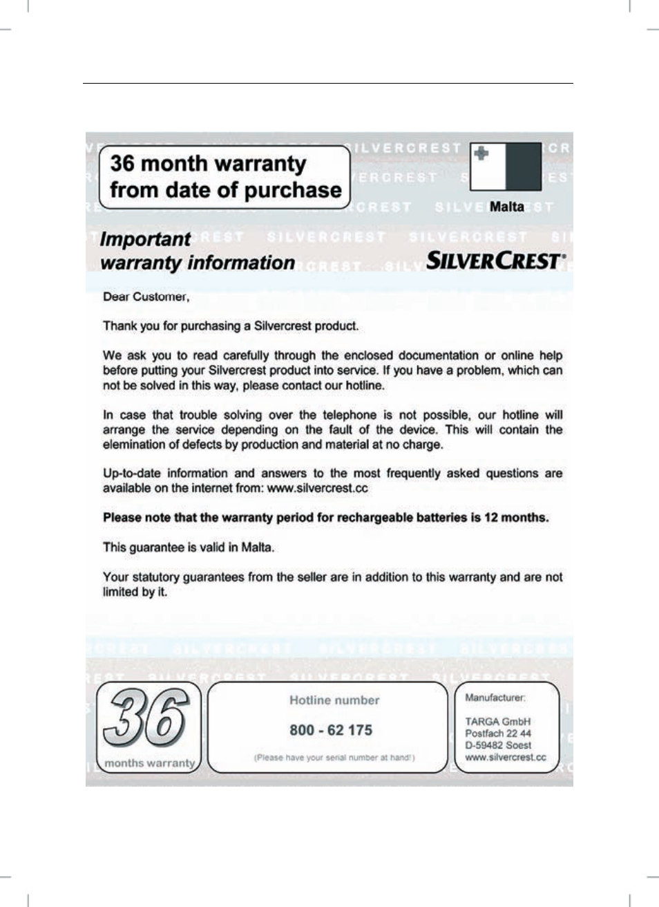 Silvercrest SOML 807 A1 User Manual | Page 80 / 84