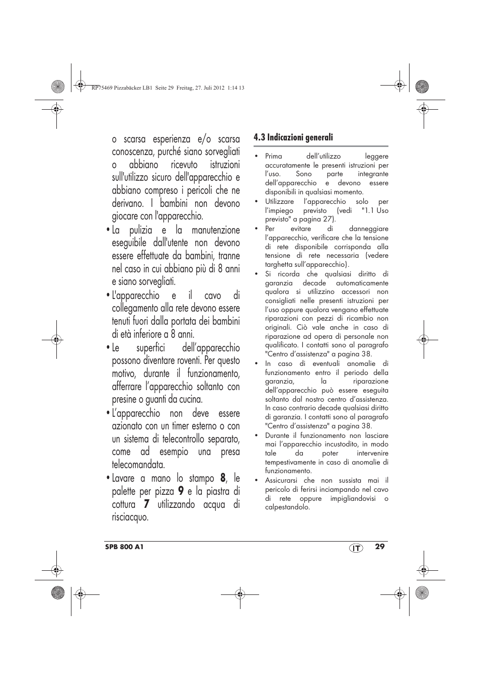 Silvercrest SPB 800 A1 User Manual | Page 31 / 66