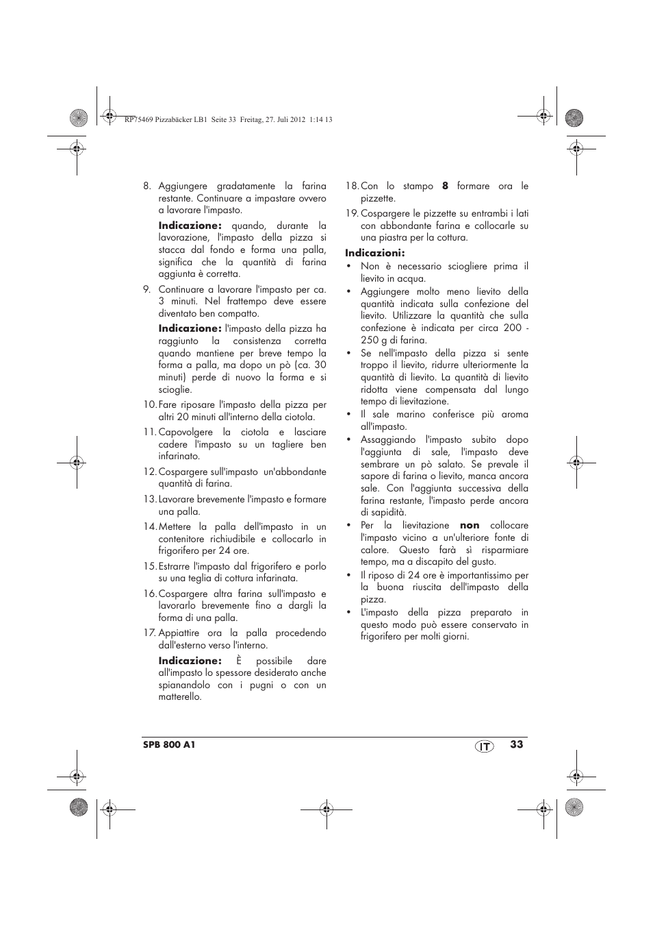 Silvercrest SPB 800 A1 User Manual | Page 35 / 66