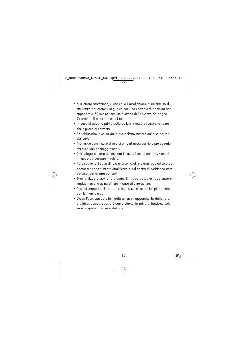 Silvercrest SRHT 1500 A2 User Manual | Page 17 / 62