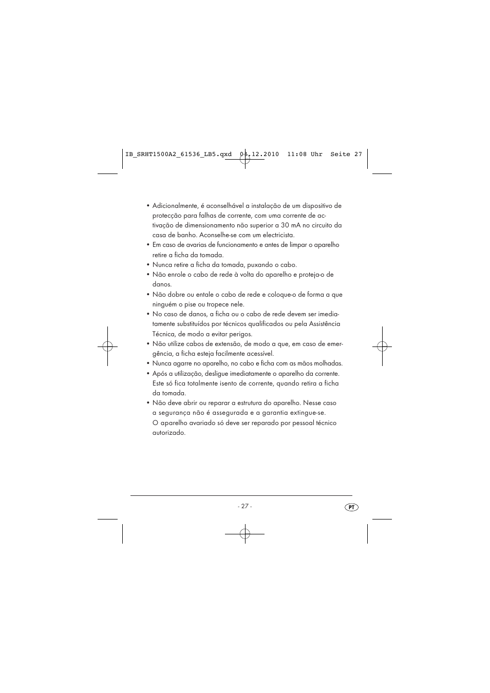 Silvercrest SRHT 1500 A2 User Manual | Page 29 / 62