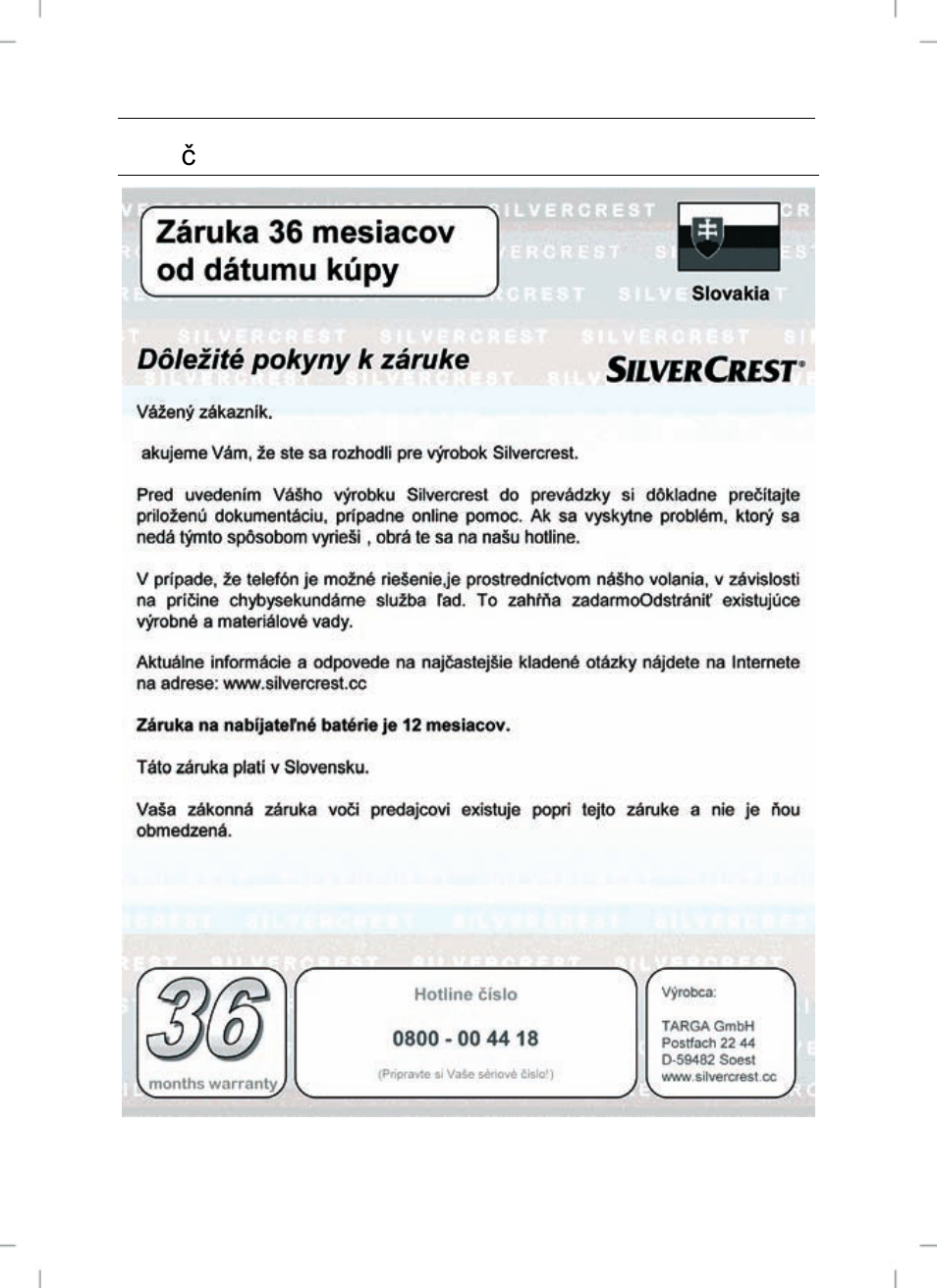 Silvercrest SOML 807 A1 User Manual | Page 116 / 120