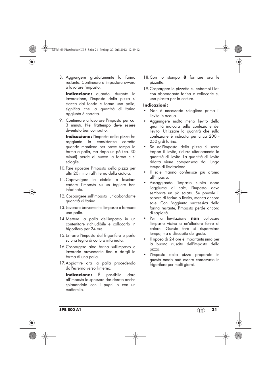 Silvercrest SPB 800 A1 User Manual | Page 23 / 66