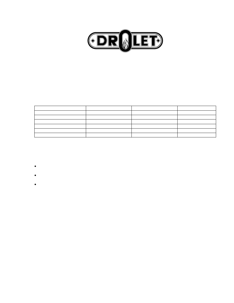 W a r r a n t y | Drolet DH04200 User Manual | Page 16 / 16