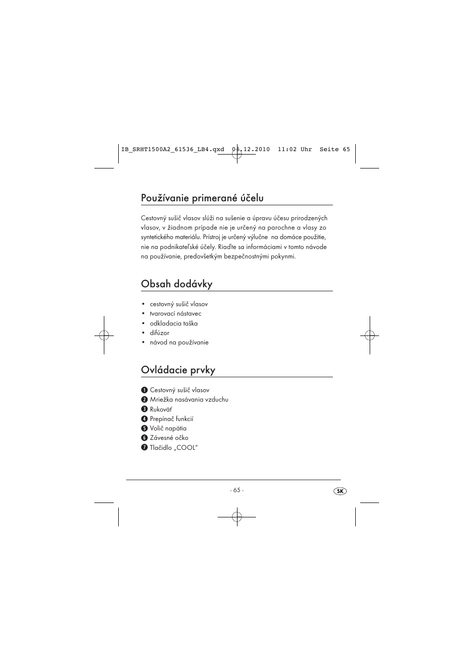 Silvercrest SRHT 1500 A2 User Manual | Page 67 / 73