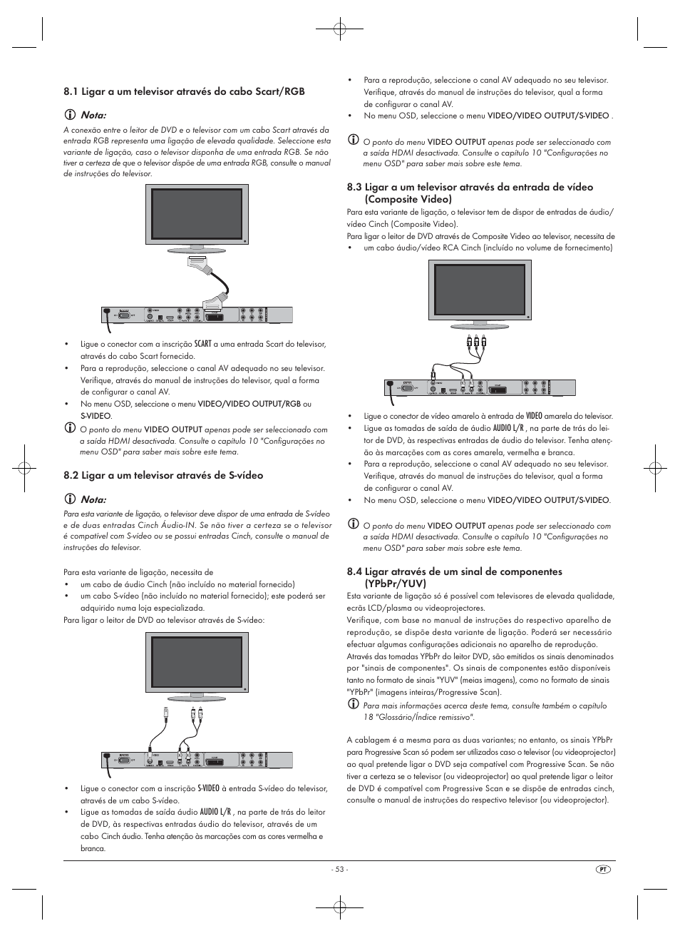Nota | Silvercrest SHDP 5.1 A1 User Manual | Page 55 / 98