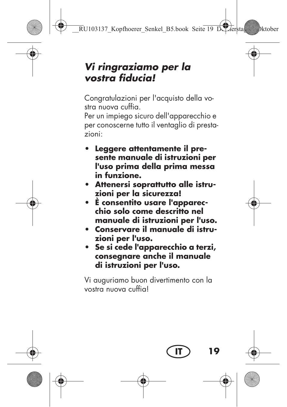 Vi ringraziamo per la vostra fiducia | Silvercrest SKIS 32 A1 User Manual | Page 21 / 82