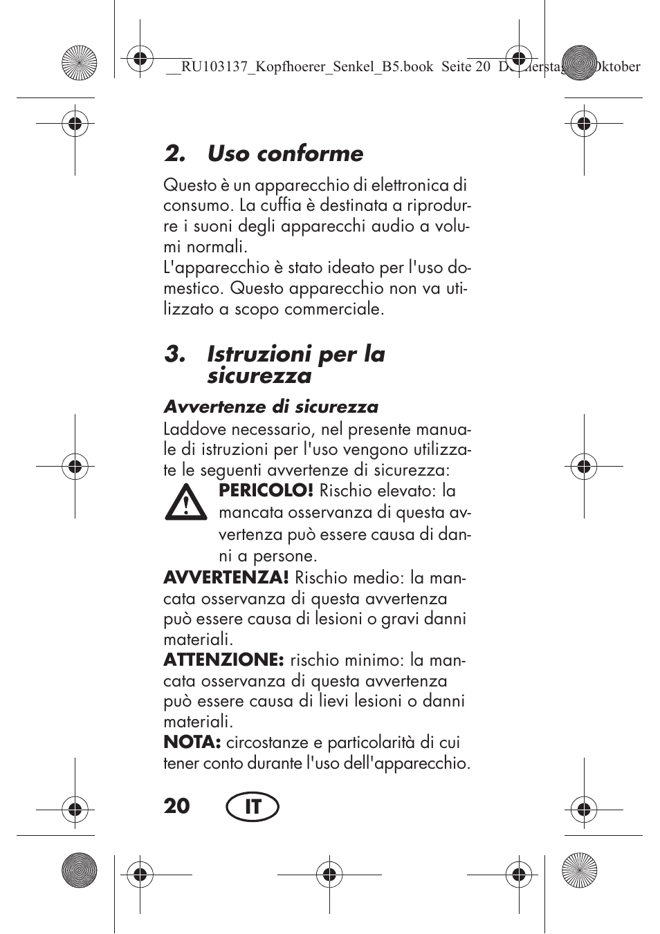 Uso conforme, Istruzioni per la sicurezza | Silvercrest SKIS 32 A1 User Manual | Page 22 / 82