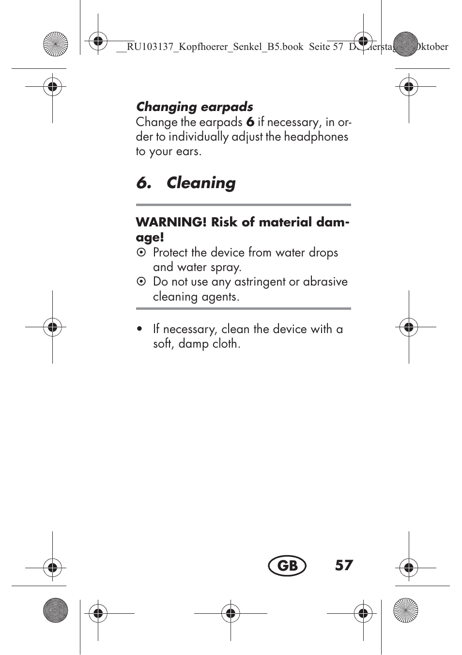 Cleaning | Silvercrest SKIS 32 A1 User Manual | Page 59 / 82