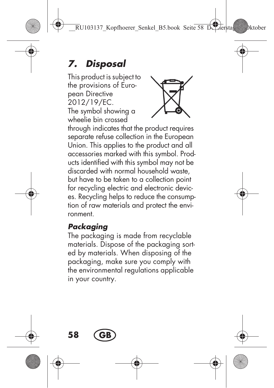 Disposal | Silvercrest SKIS 32 A1 User Manual | Page 60 / 82