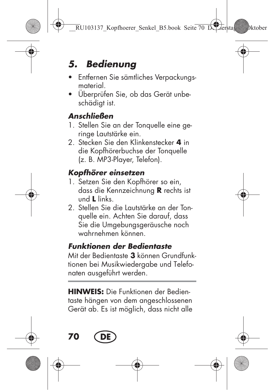 Bedienung | Silvercrest SKIS 32 A1 User Manual | Page 72 / 82
