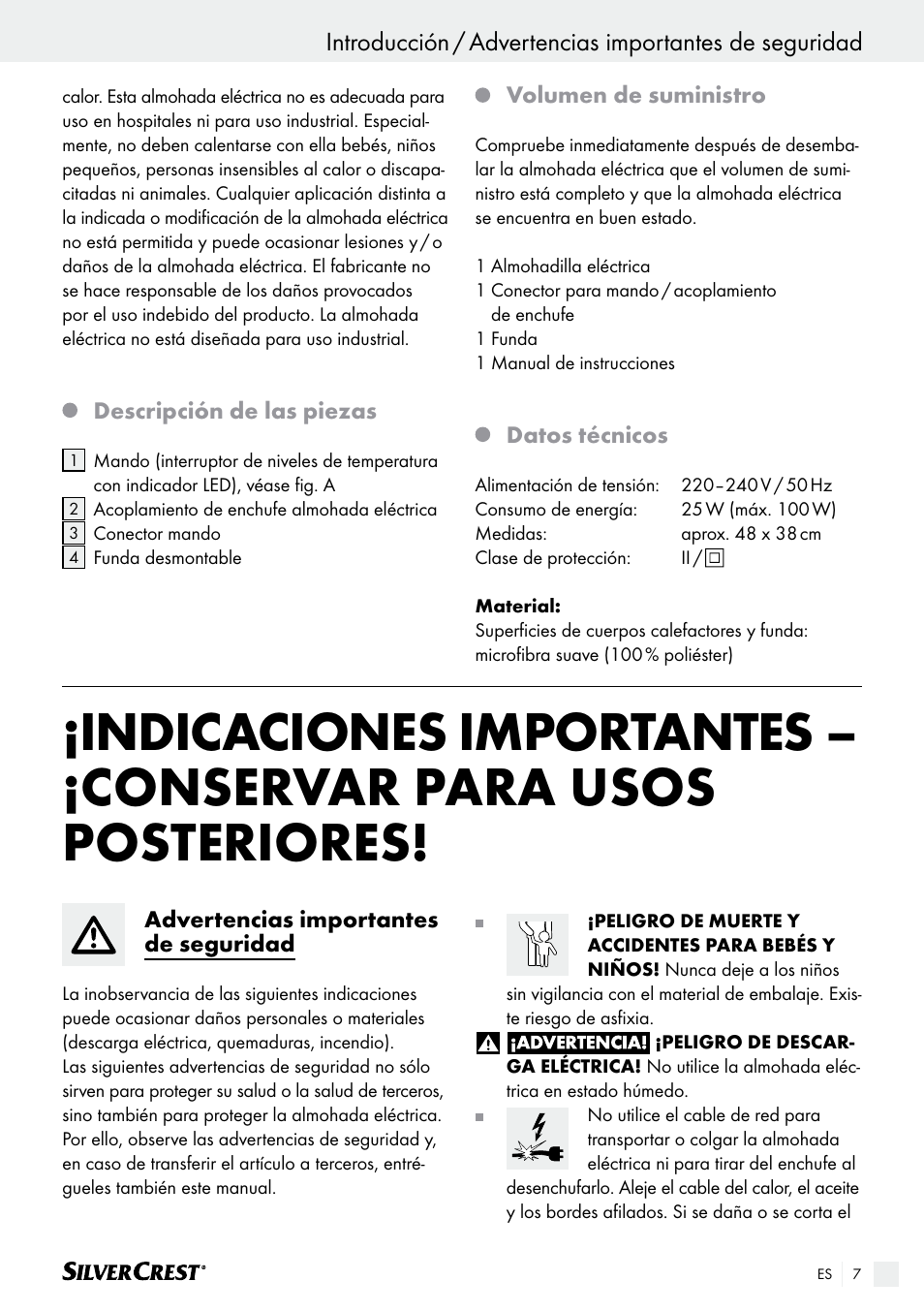 Silvercrest SHK 100 B2 User Manual | Page 7 / 45