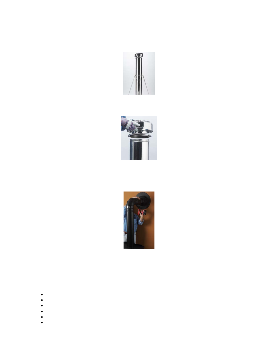 Ceiling support system, Chimney | Drolet CS1200 User Manual | Page 12 / 31