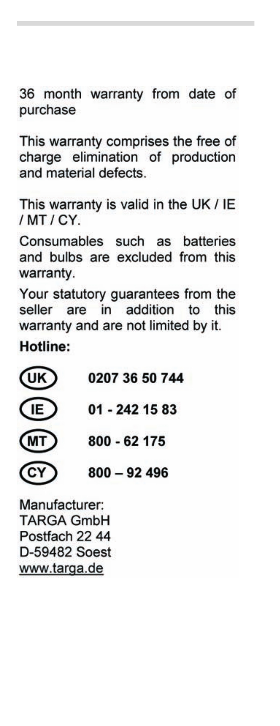 Warranty information, hotline num- ber | Silvercrest SUKL 1.2 A1 User Manual | Page 9 / 22