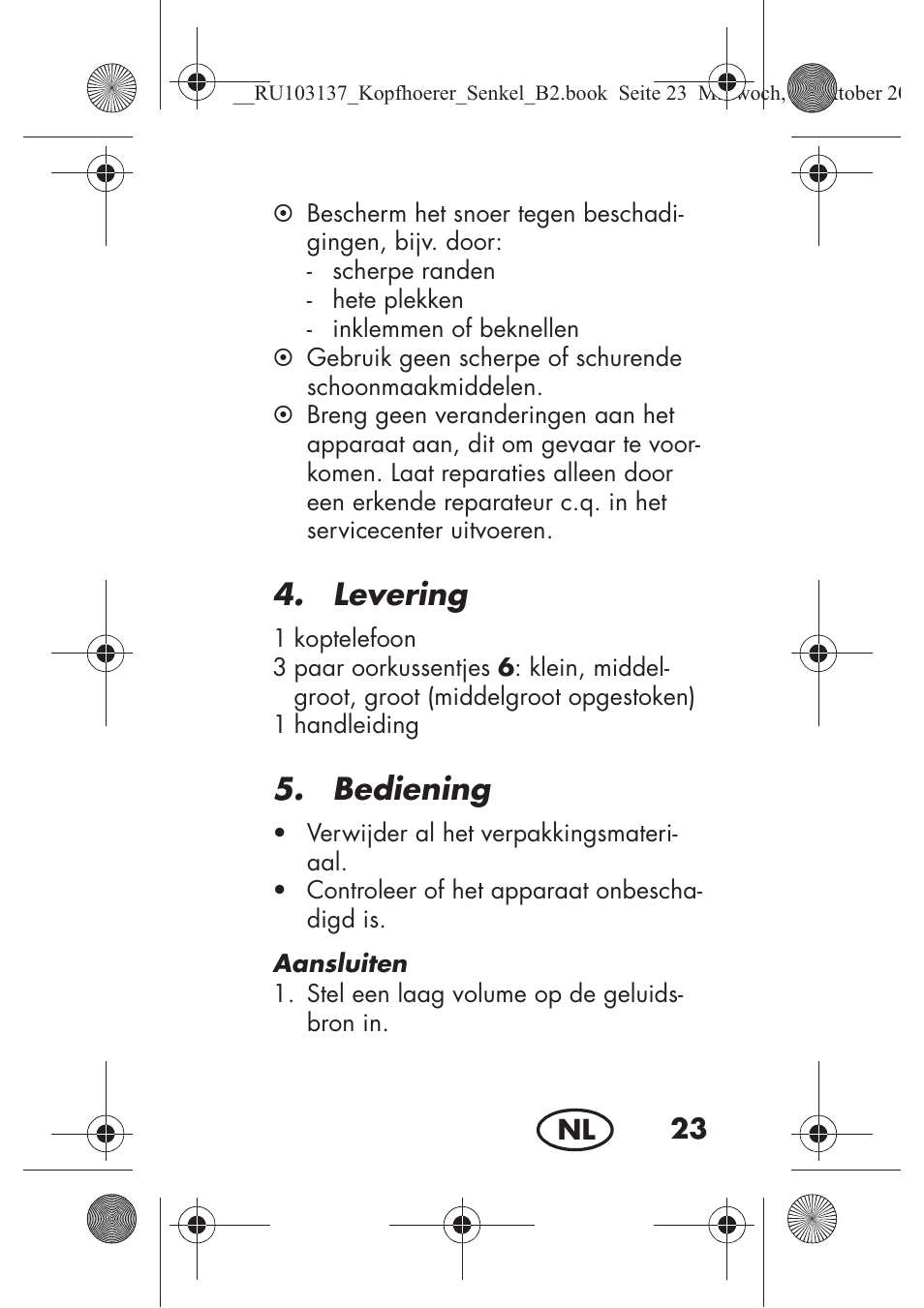 Levering, Bediening | Silvercrest SKIS 32 A1 User Manual | Page 25 / 66
