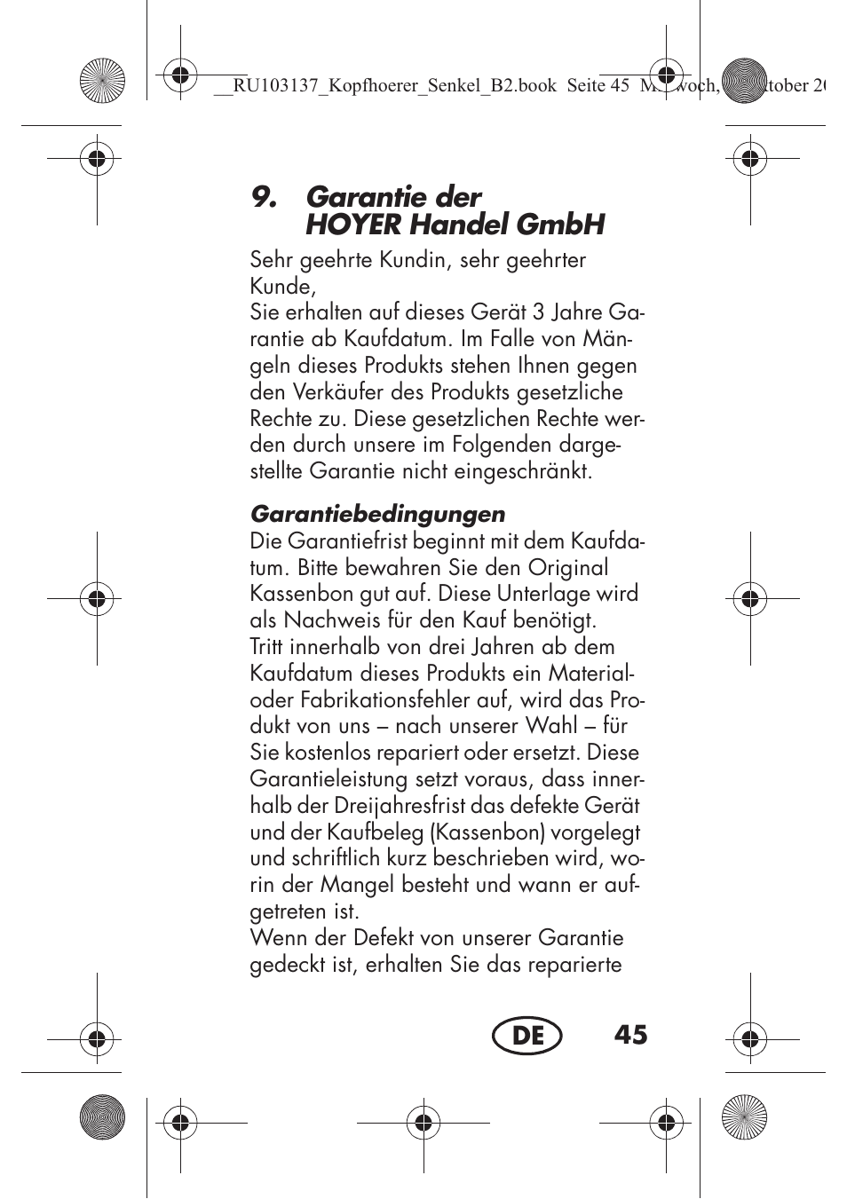 Garantie der hoyerhandelgmbh | Silvercrest SKIS 32 A1 User Manual | Page 47 / 66