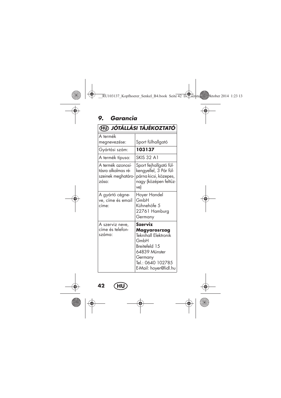 Silvercrest SKIS 32 A1 User Manual | Page 44 / 110